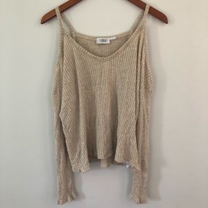 Urban Outfitters cold shoulder sweater